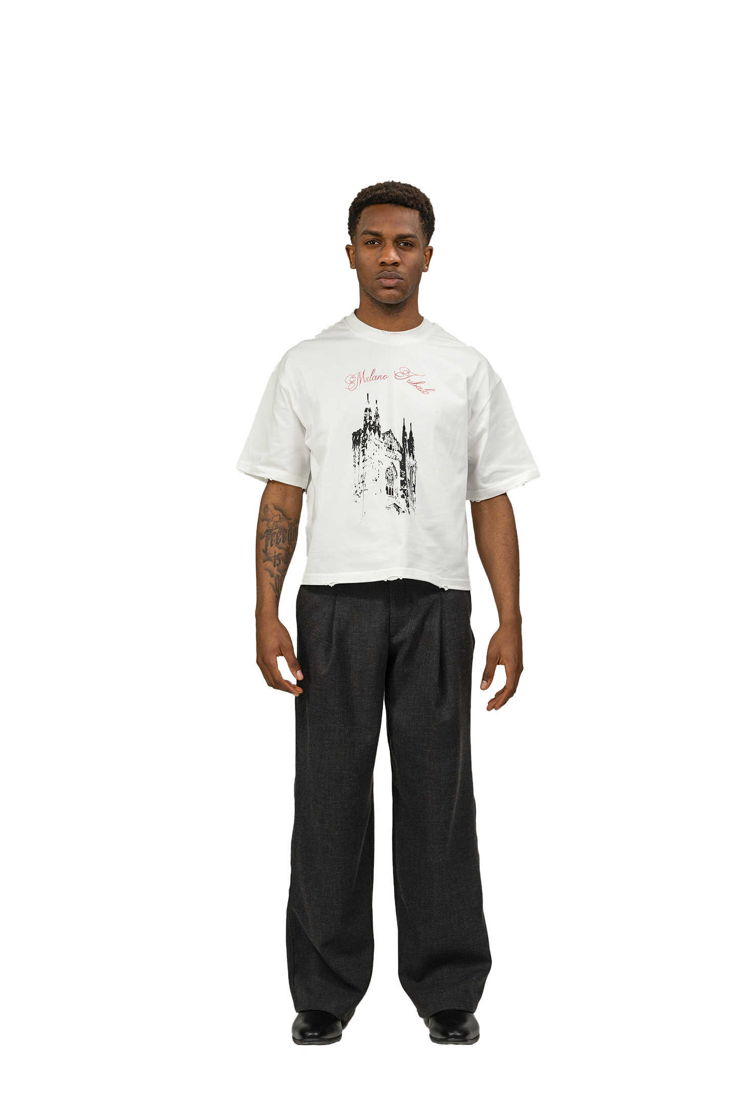 Tiat white tribal Milan t-shirt