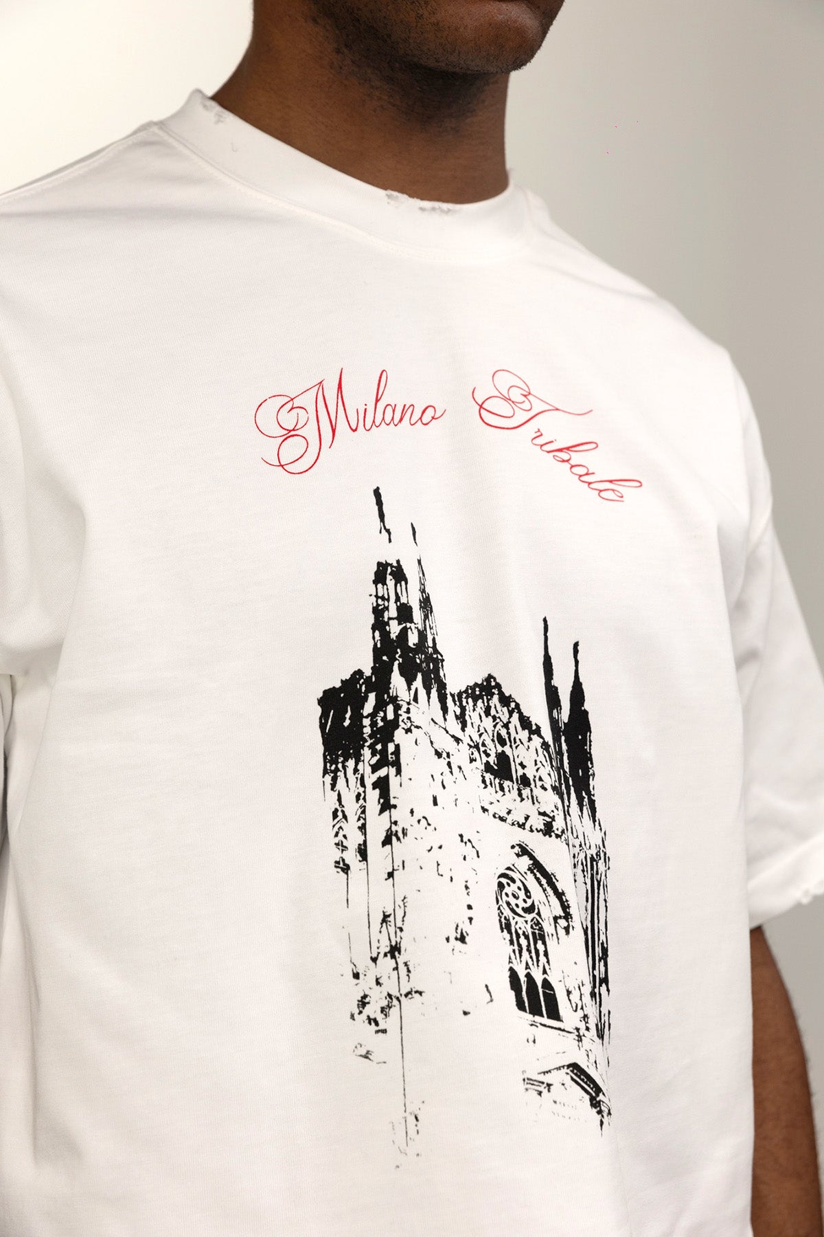 Tiat white tribal Milan t-shirt