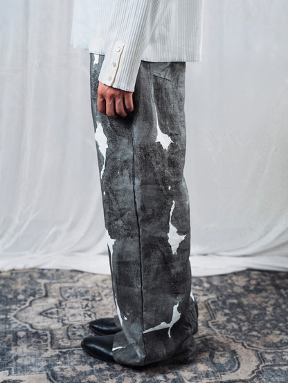 Rough palace linen/cotton pant