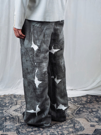 Rough palace linen/cotton pant