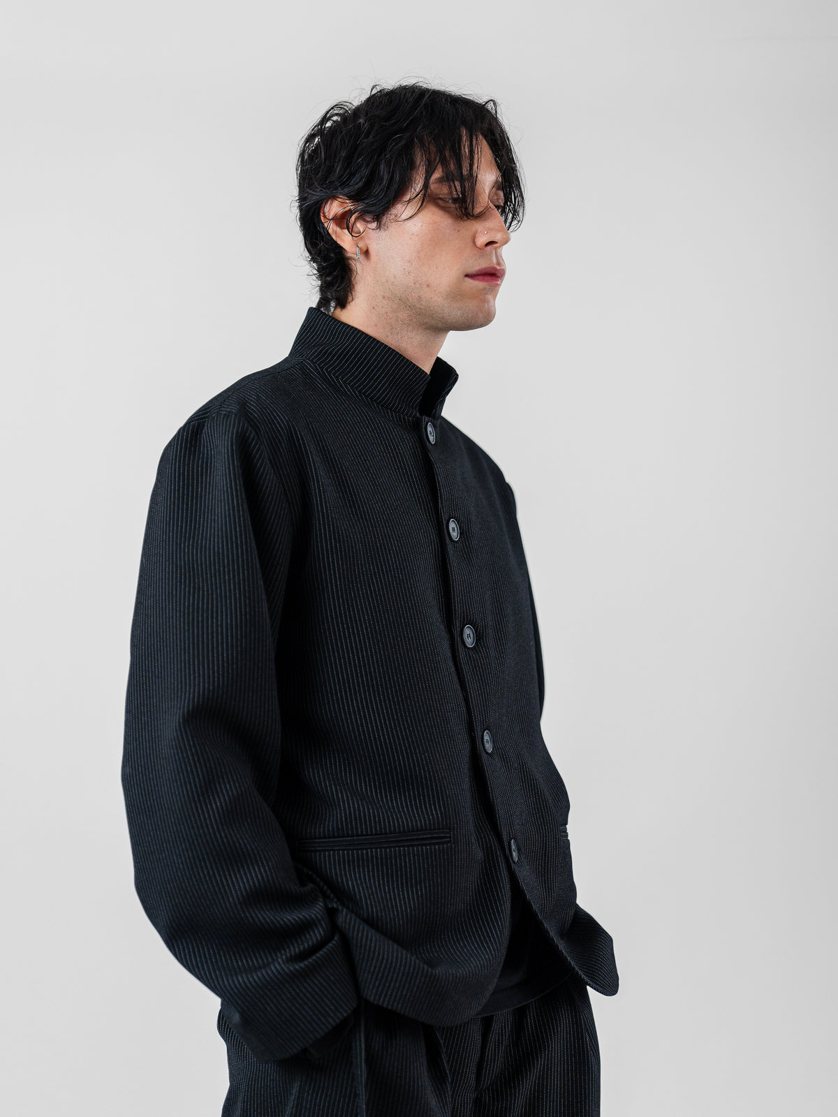 Pinstripe Uniform Jacket