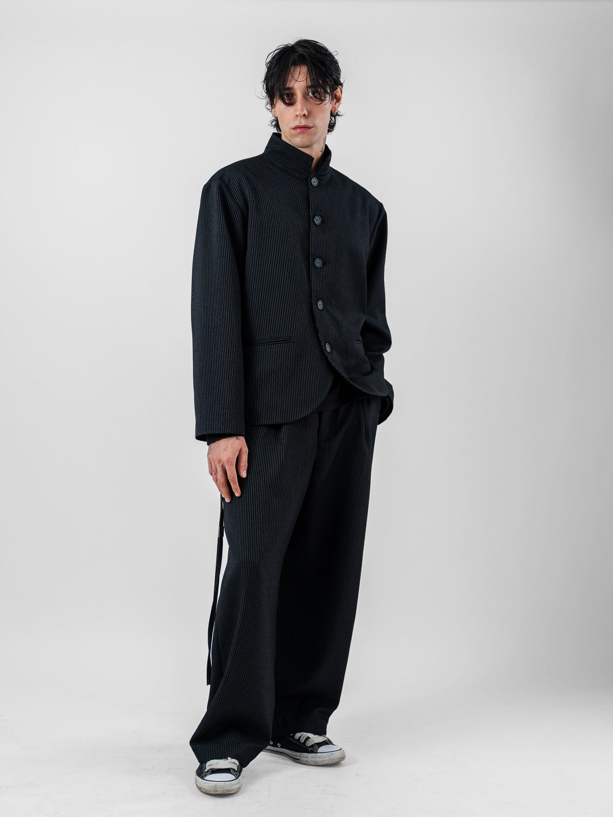 Pinstripe Uniform Jacket