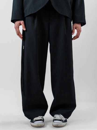 Pinstripe metal pant