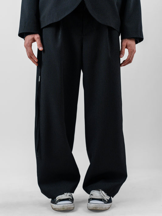 Pinstripe metal pant