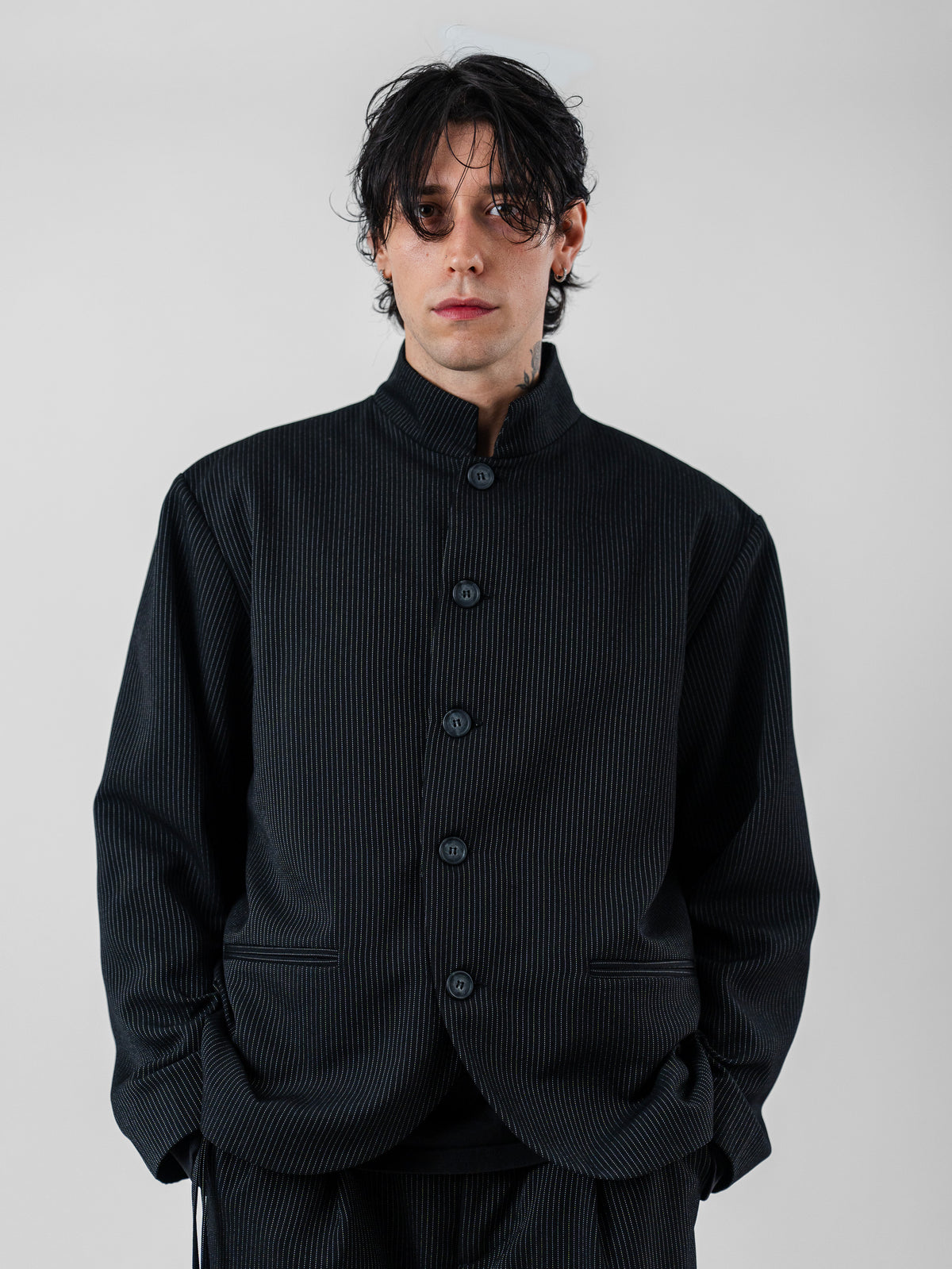 Pinstripe Uniform Jacket