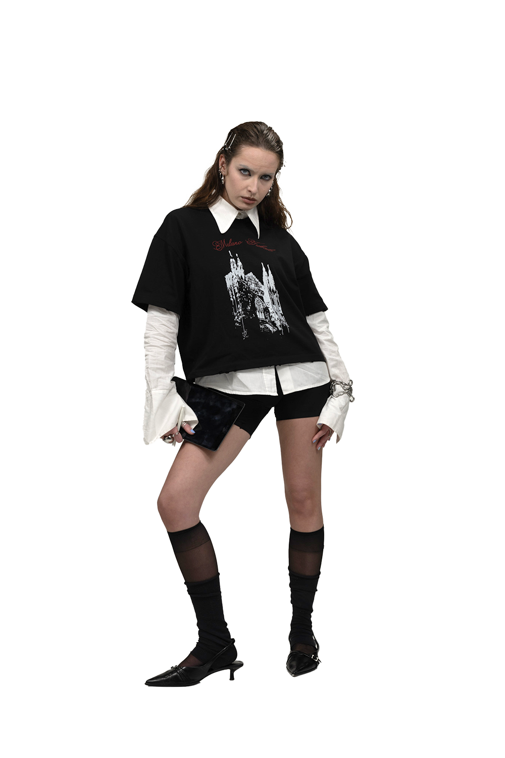 Tiat black tribal Milan t-shirt