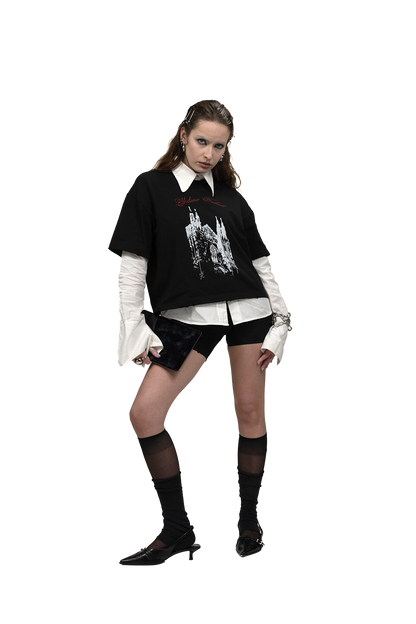 Tiat black tribal Milan t-shirt