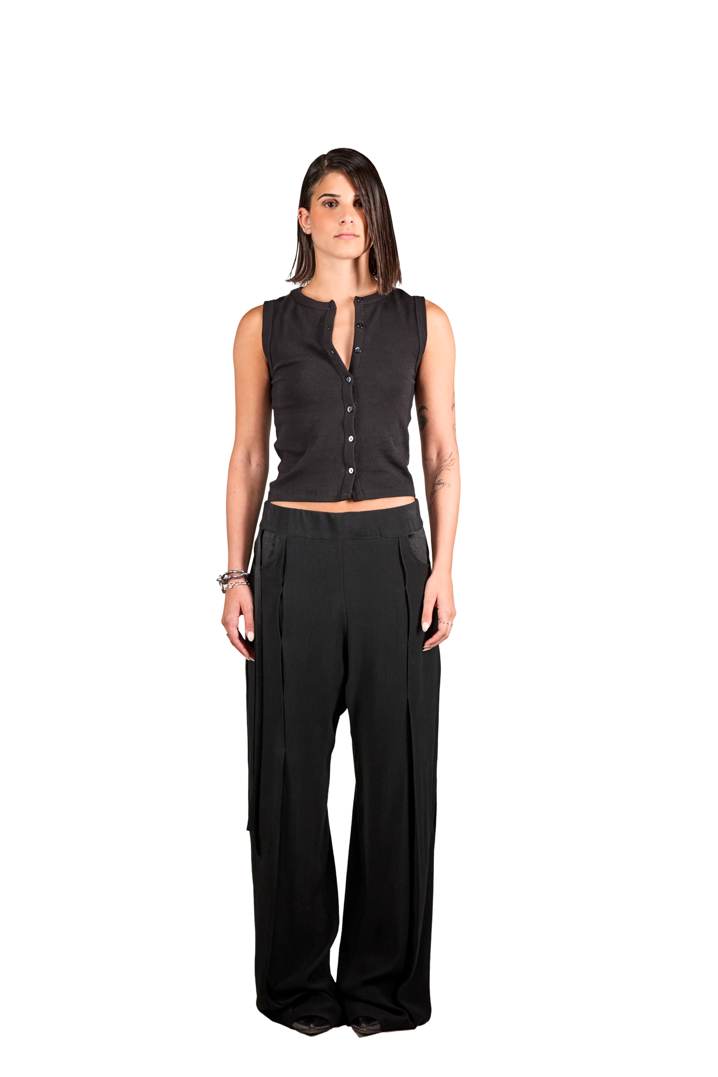 Japonisme black trouser
