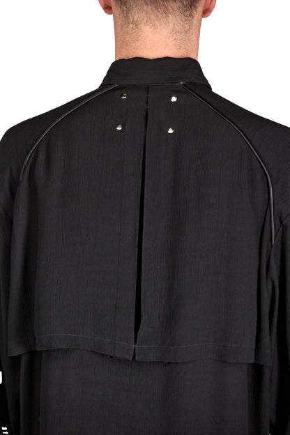 Metal tag black shirt