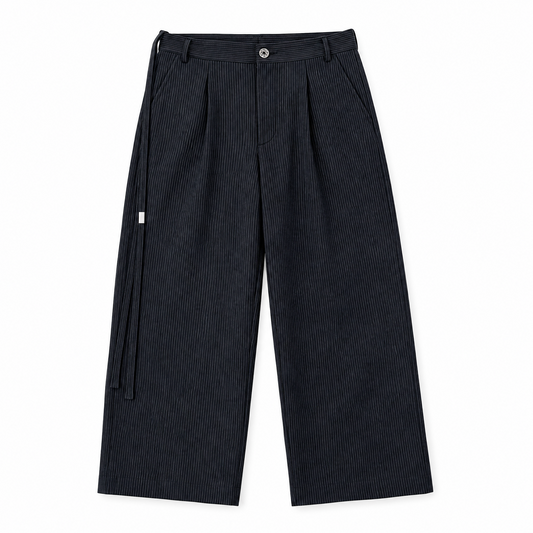 Pinstripe metal pant